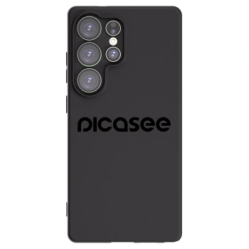 Picasee Μαύρη θήκη σιλικόνης για Samsung Galaxy S25 Ultra 5G - Picasee - new logo - black