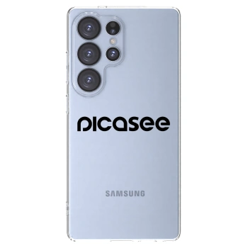 Picasee διαφανής θήκη σιλικόνης Samsung Galaxy S25 Ultra 5G - Picasee - new logo - black