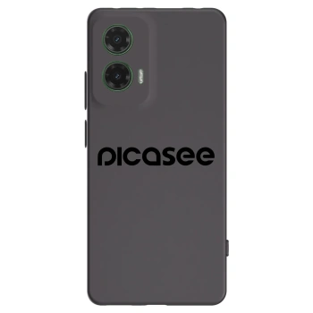 Picasee Μαύρη θήκη σιλικόνης για Motorola Moto G35 5G - Picasee - new logo - black