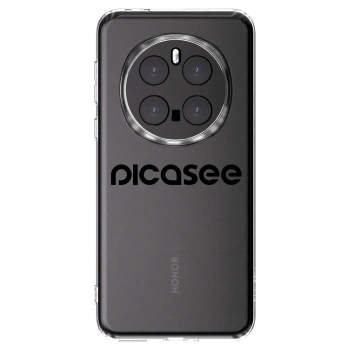 Picasee διαφανής θήκη σιλικόνης Honor Magic7 Pro 5G - Picasee - new logo - black