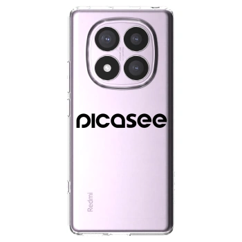 Picasee διαφανής θήκη σιλικόνης Xiaomi Redmi Note 14 Pro 4G - Picasee - new logo - black