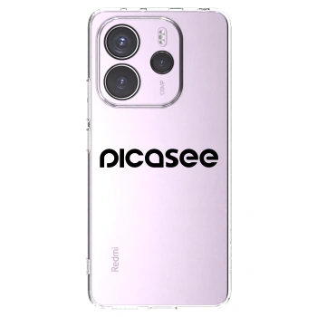 Picasee διαφανής θήκη σιλικόνης Xiaomi Redmi Note 14 4G - Picasee - new logo - black