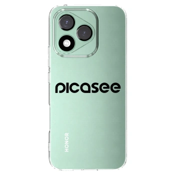 Picasee διαφανής θήκη σιλικόνης Honor 400 Lite 5G - Picasee - new logo - black