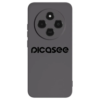 Picasee Μαύρη θήκη σιλικόνης για Xiaomi Poco C75 - Picasee - new logo - black