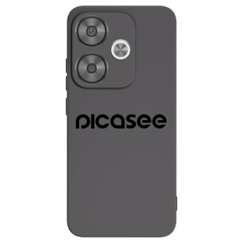 Picasee Μαύρη θήκη σιλικόνης για Xiaomi Poco F6 - Picasee - new logo - black