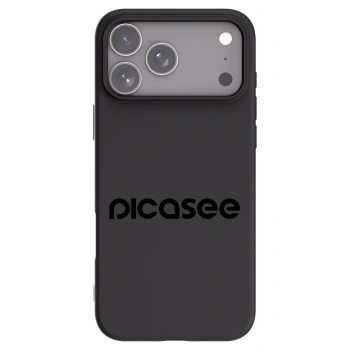 Picasee Μαύρη θήκη σιλικόνης για Apple iPhone 17 Pro Max - Picasee - new logo - black