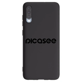 Picasee Μαύρη θήκη σιλικόνης για Samsung Galaxy A70 A705F - Picasee - new logo - black