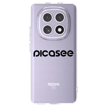 Picasee διαφανής θήκη σιλικόνης Xiaomi Redmi Note 15 - Picasee - new logo - black