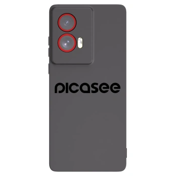 Picasee Μαύρη θήκη σιλικόνης για Motorola Edge 50 Fusion - Picasee - new logo - black