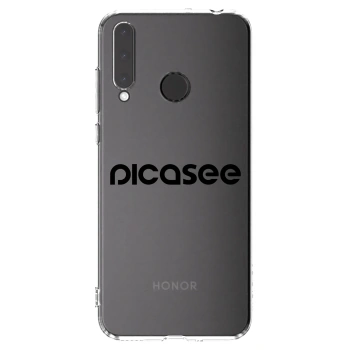 Picasee διαφανής θήκη σιλικόνης Honor 20 Lite - Picasee - new logo - black