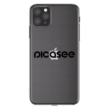 Picasee διαφανής θήκη σιλικόνης Apple iPhone 11 Pro Max - Picasee - new logo - black