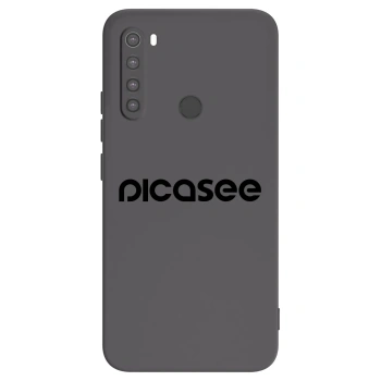 Picasee Μαύρη θήκη σιλικόνης για Xiaomi Redmi Note 8 - Picasee - new logo - black