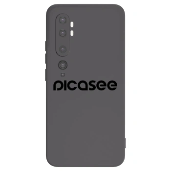 Picasee Μαύρη θήκη σιλικόνης για Xiaomi Mi Note 10 (Pro) - Picasee - new logo - black