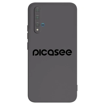 Picasee Μαύρη θήκη σιλικόνης για Huawei Nova 5T - Picasee - new logo - black