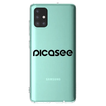 Picasee διαφανής θήκη σιλικόνης Samsung Galaxy A51 A515F - Picasee - new logo - black