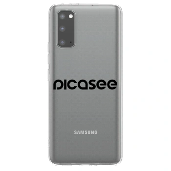 Picasee διαφανής θήκη σιλικόνης Samsung Galaxy S20 G980F - Picasee - new logo - black