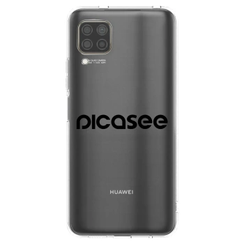 Picasee διαφανής θήκη σιλικόνης Huawei P40 Lite - Picasee - new logo - black