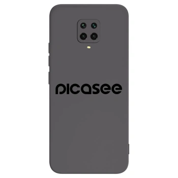 Picasee Μαύρη θήκη σιλικόνης για Xiaomi Redmi Note 9 Pro - Picasee - new logo - black