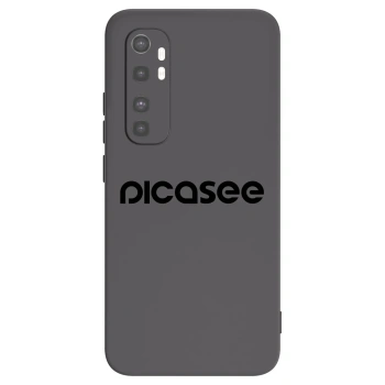 Picasee Μαύρη θήκη σιλικόνης για Xiaomi Mi Note 10 Lite - Picasee - new logo - black