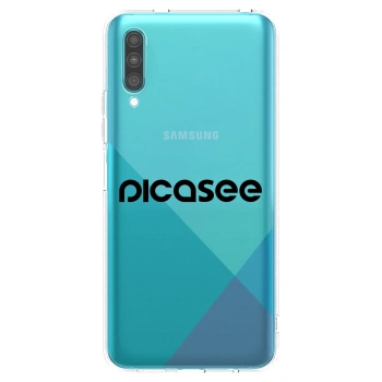 Picasee διαφανής θήκη σιλικόνης Samsung Galaxy A30s A307F - Picasee - new logo - black