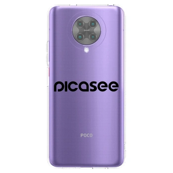 Picasee διαφανής θήκη σιλικόνης Xiaomi Poco F2 Pro - Picasee - new logo - black