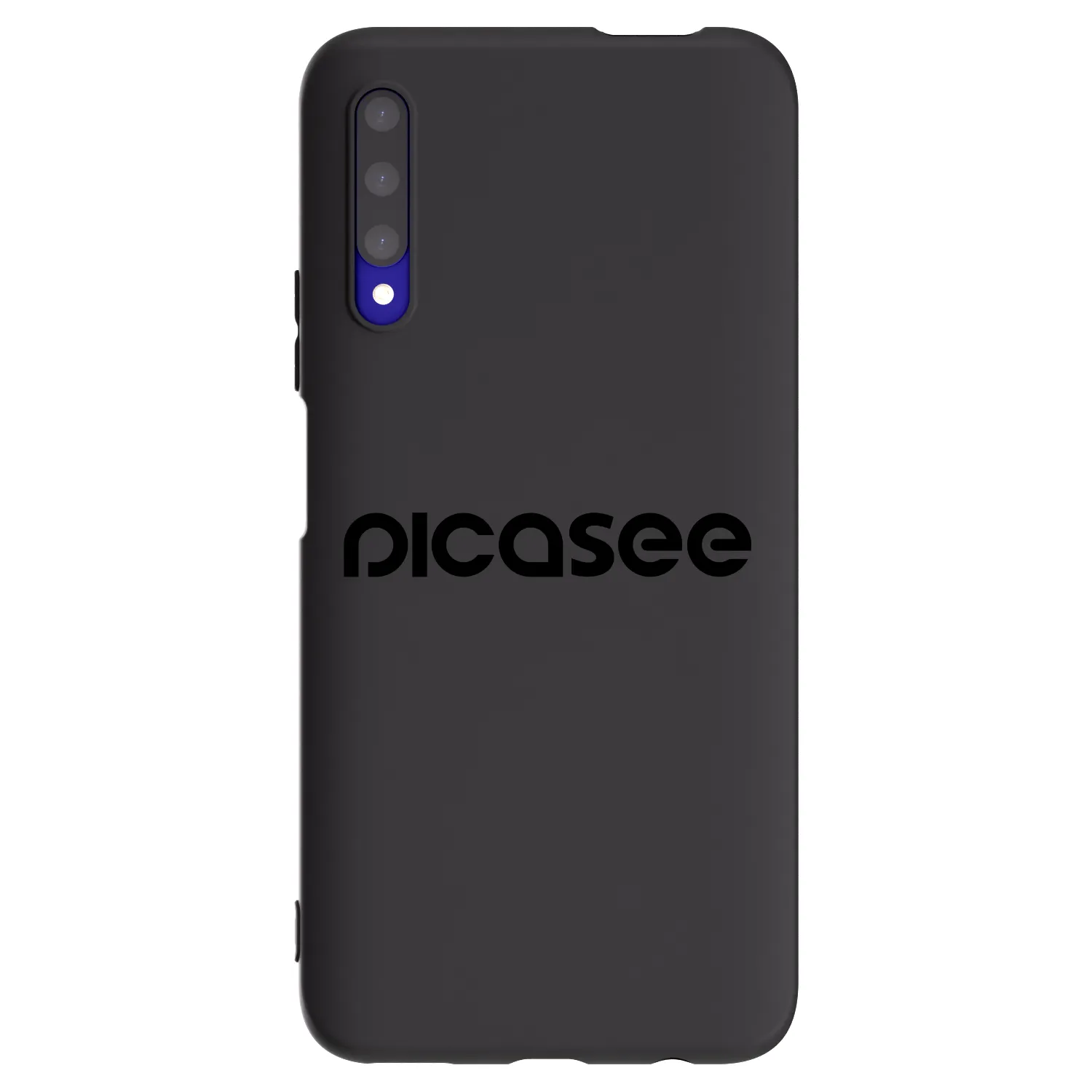 Picasee Μαύρη θήκη σιλικόνης για Honor 9X Pro - Picasee - new logo - black