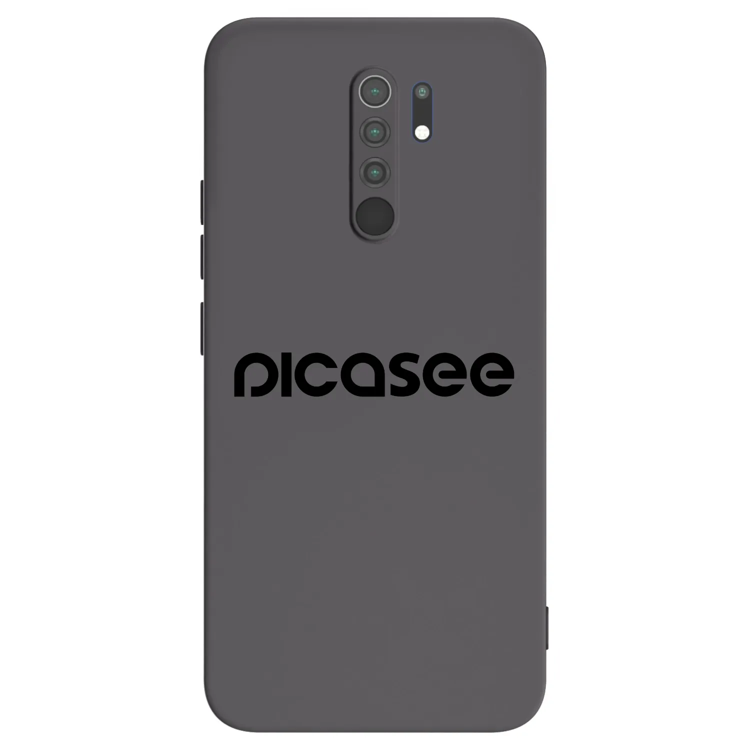 Picasee Μαύρη θήκη σιλικόνης για Xiaomi Redmi 9 - Picasee - new logo - black