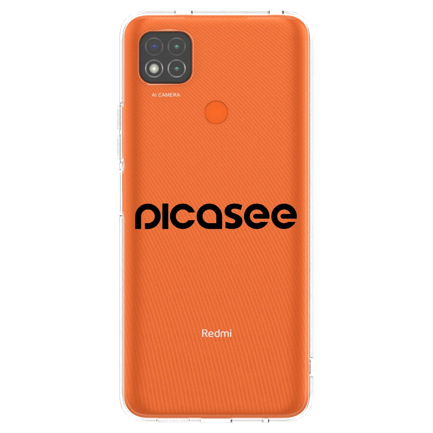 Picasee διαφανής θήκη σιλικόνης Xiaomi Redmi 9C - Picasee - new logo - black
