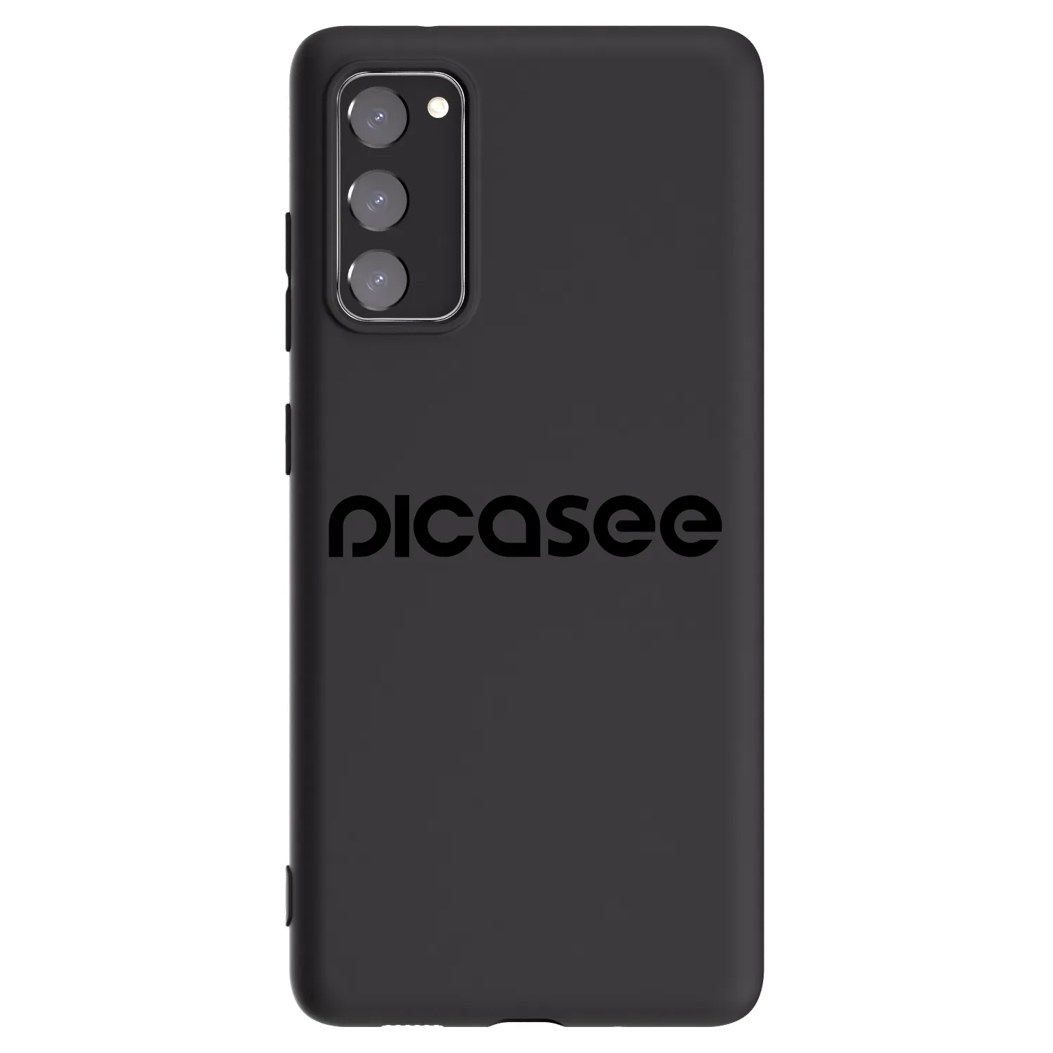 Picasee Μαύρη θήκη σιλικόνης για Samsung Galaxy S20 FE - Picasee - new logo - black