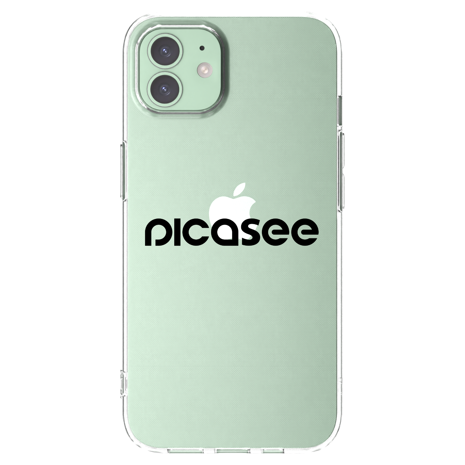 Picasee διαφανής θήκη σιλικόνης Apple iPhone 12 Pro - Picasee - new logo - black