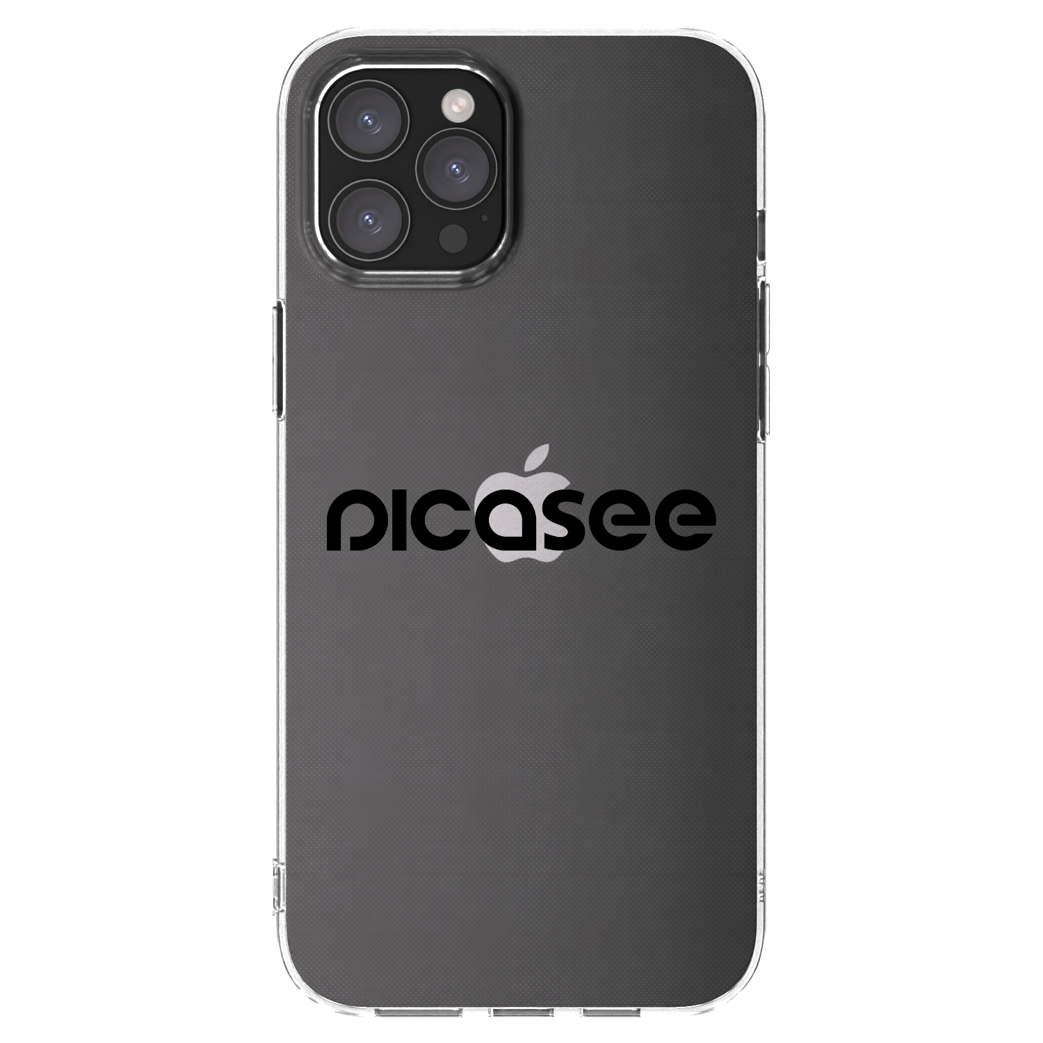 Picasee διαφανής θήκη σιλικόνης Apple iPhone 12 Pro Max - Picasee - new logo - black