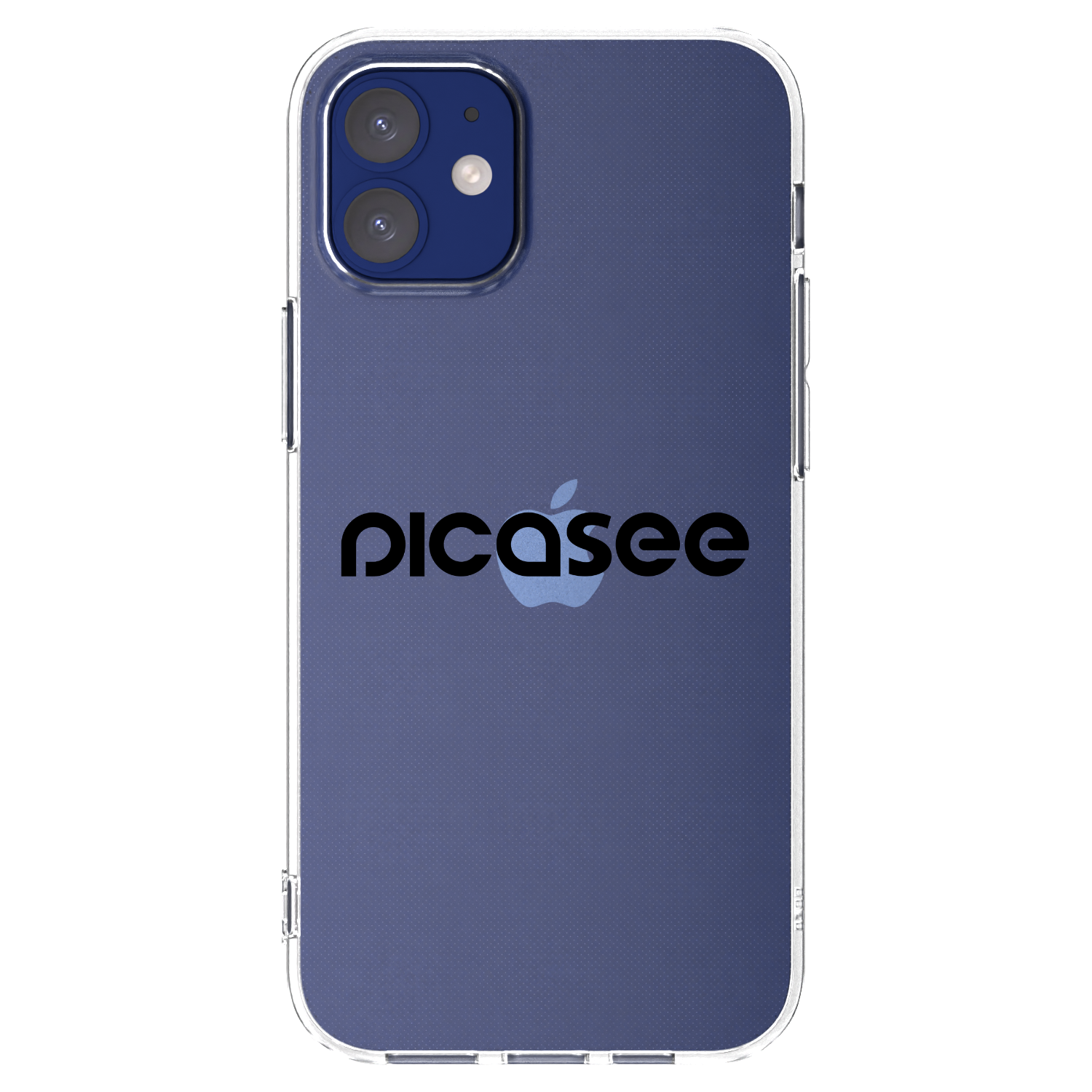 Picasee διαφανής θήκη σιλικόνης Apple iPhone 12 mini - Picasee - new logo - black