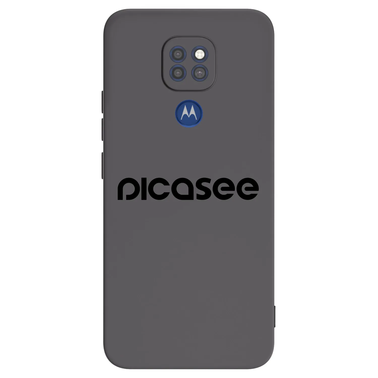Picasee Μαύρη θήκη σιλικόνης για Motorola Moto G9 Play - Picasee - new logo - black