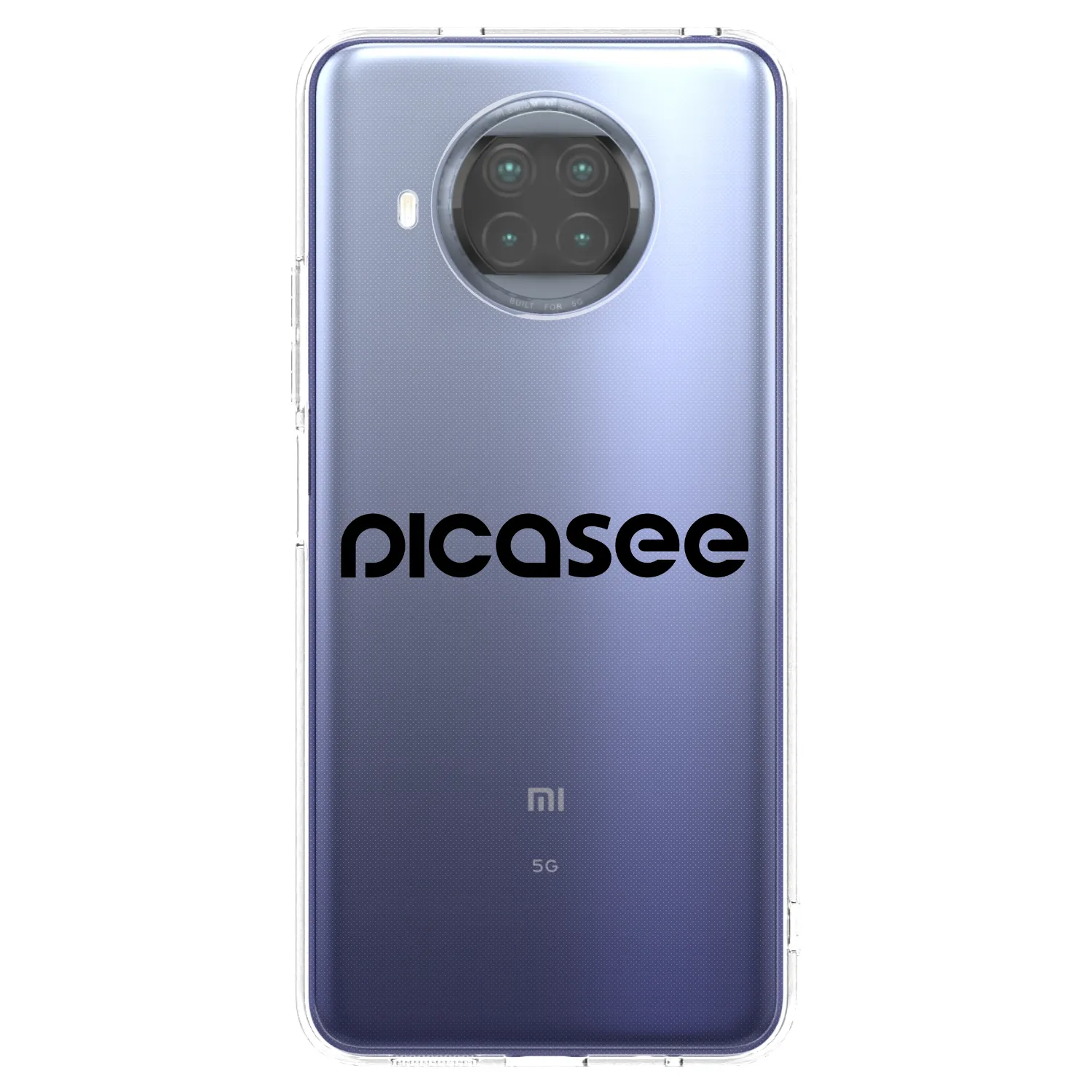 Picasee διαφανής θήκη σιλικόνης Xiaomi Mi 10T Lite - Picasee - new logo - black