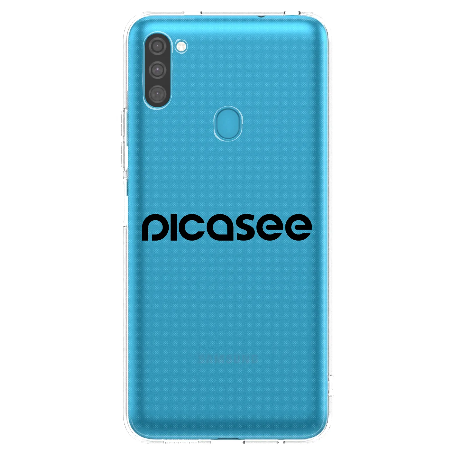 Picasee διαφανής θήκη σιλικόνης Samsung Galaxy M11 - Picasee - new logo - black
