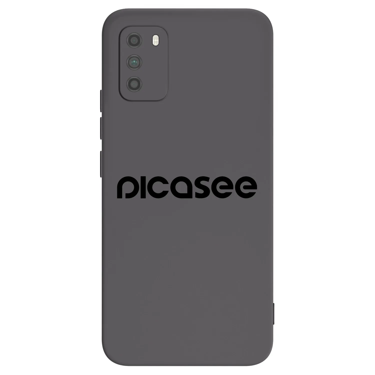 Picasee Μαύρη θήκη σιλικόνης για Xiaomi Poco M3 - Picasee - new logo - black