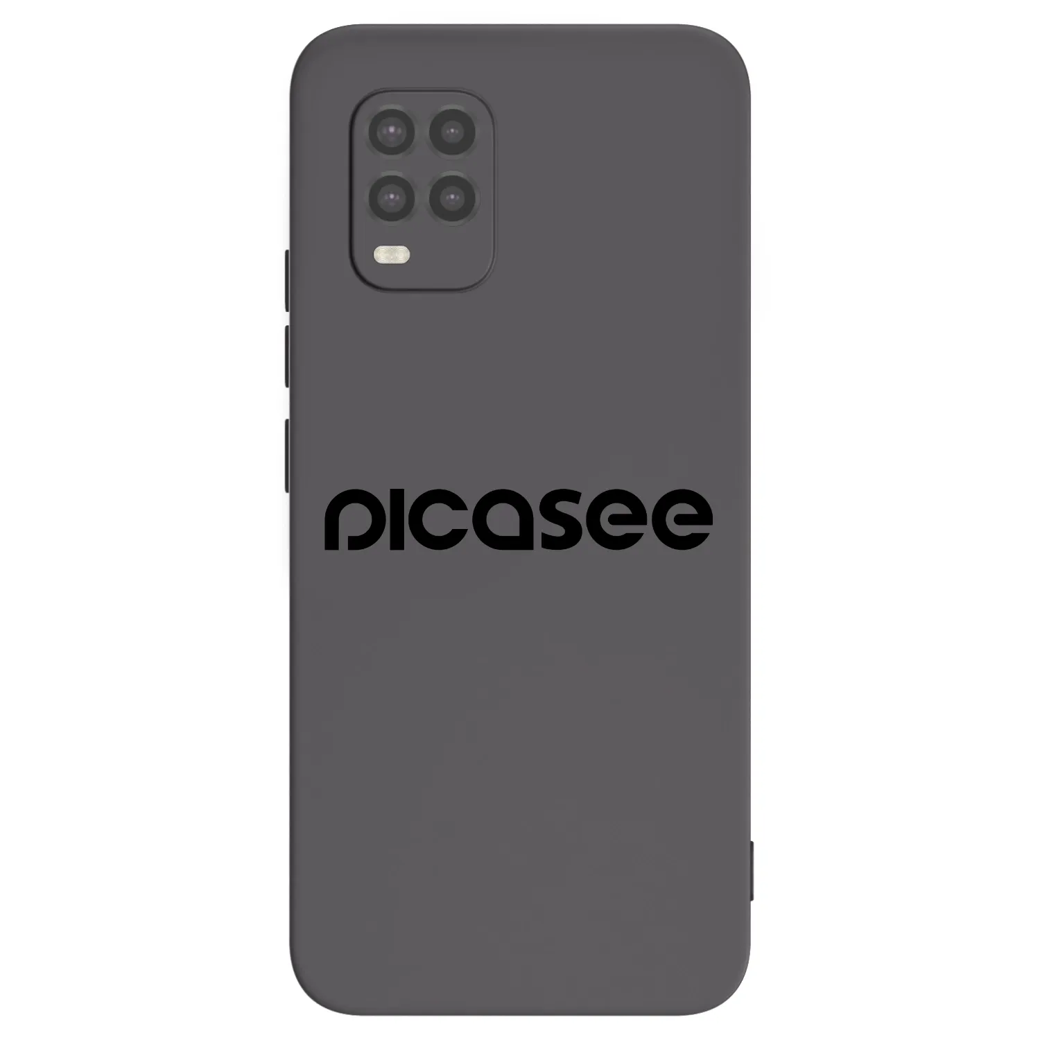 Picasee Μαύρη θήκη σιλικόνης για Xiaomi Mi 10 Lite - Picasee - new logo - black