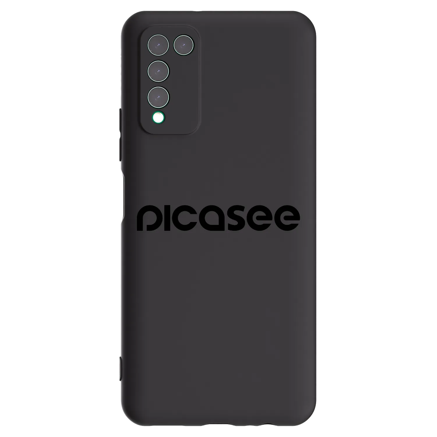 Picasee Μαύρη θήκη σιλικόνης για Honor 10X Lite - Picasee - new logo - black