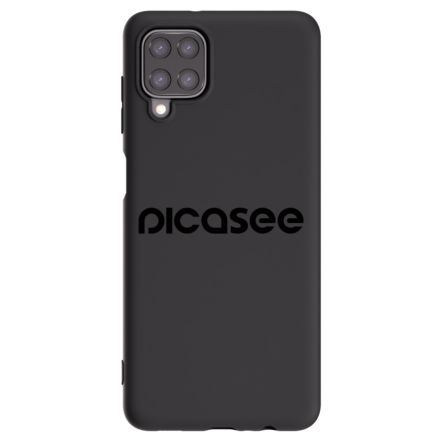 Picasee Μαύρη θήκη σιλικόνης για Samsung Galaxy A12 A125F - Picasee - new logo - black