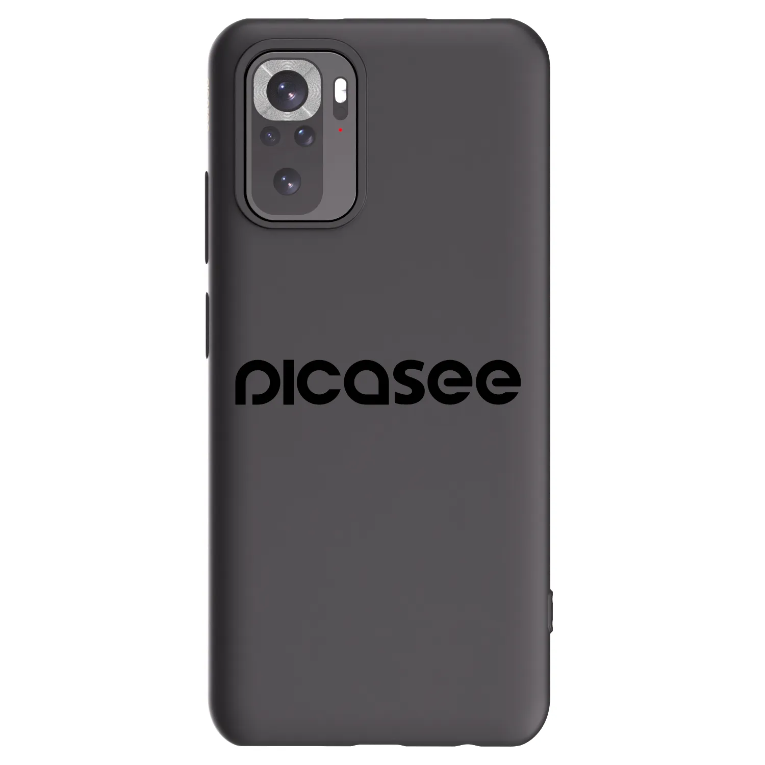 Picasee Μαύρη θήκη σιλικόνης για Xiaomi Redmi Note 10 - Picasee - new logo - black