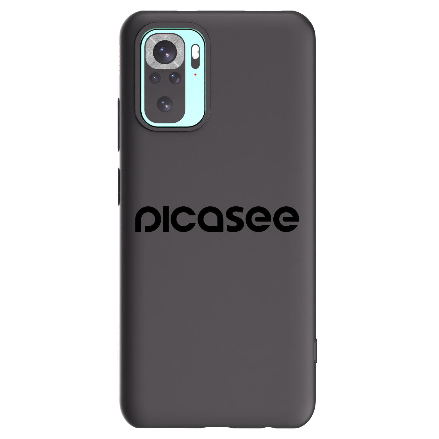 Picasee Μαύρη θήκη σιλικόνης για Xiaomi Redmi Note 10 Pro - Picasee - new logo - black