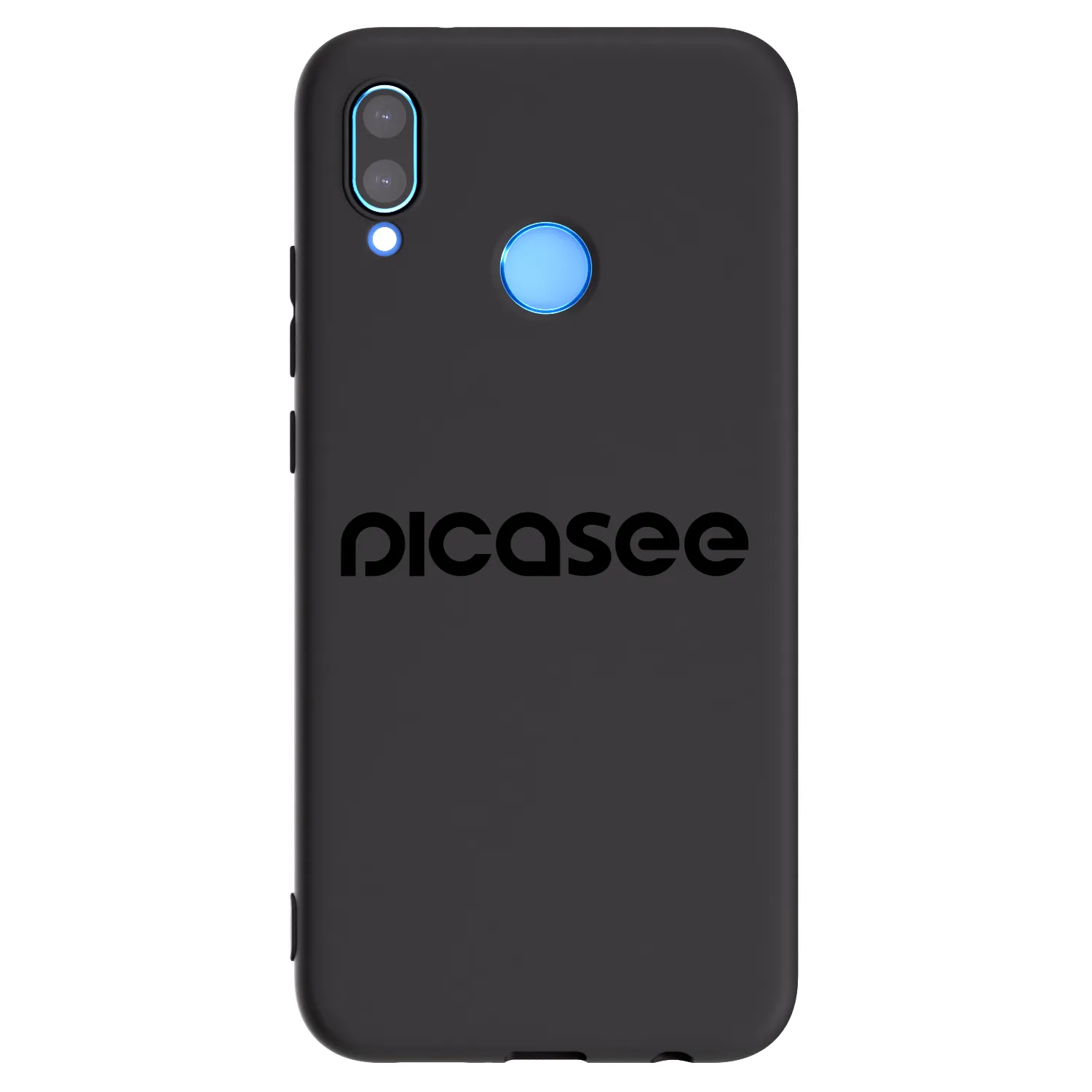 Picasee Μαύρη θήκη σιλικόνης για Huawei P20 Lite - Picasee - new logo - black