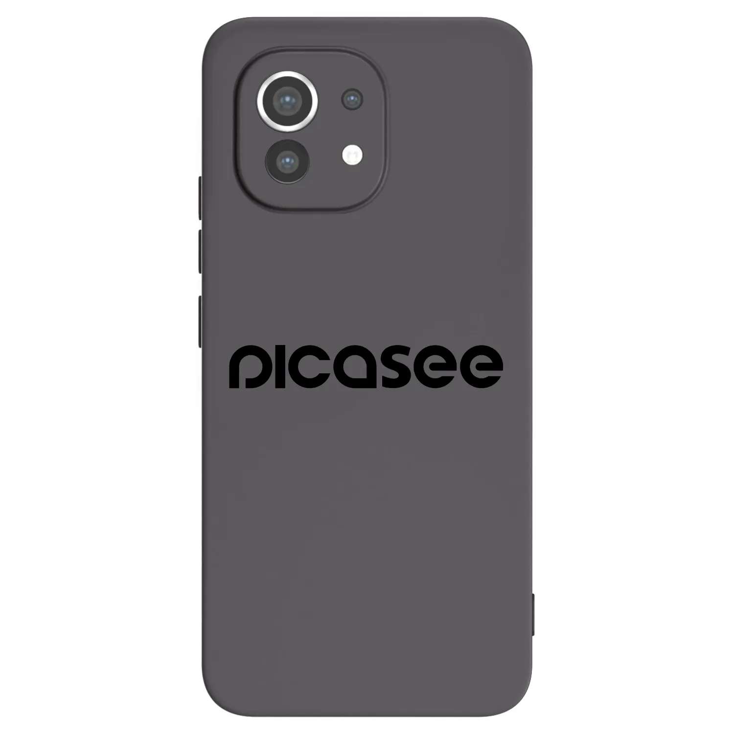 Picasee Μαύρη θήκη σιλικόνης για Xiaomi Mi 11 - Picasee - new logo - black