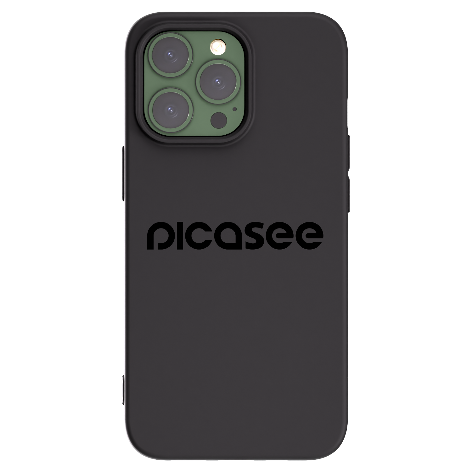 Picasee Μαύρη θήκη σιλικόνης για Apple iPhone 13 Pro - Picasee - new logo - black