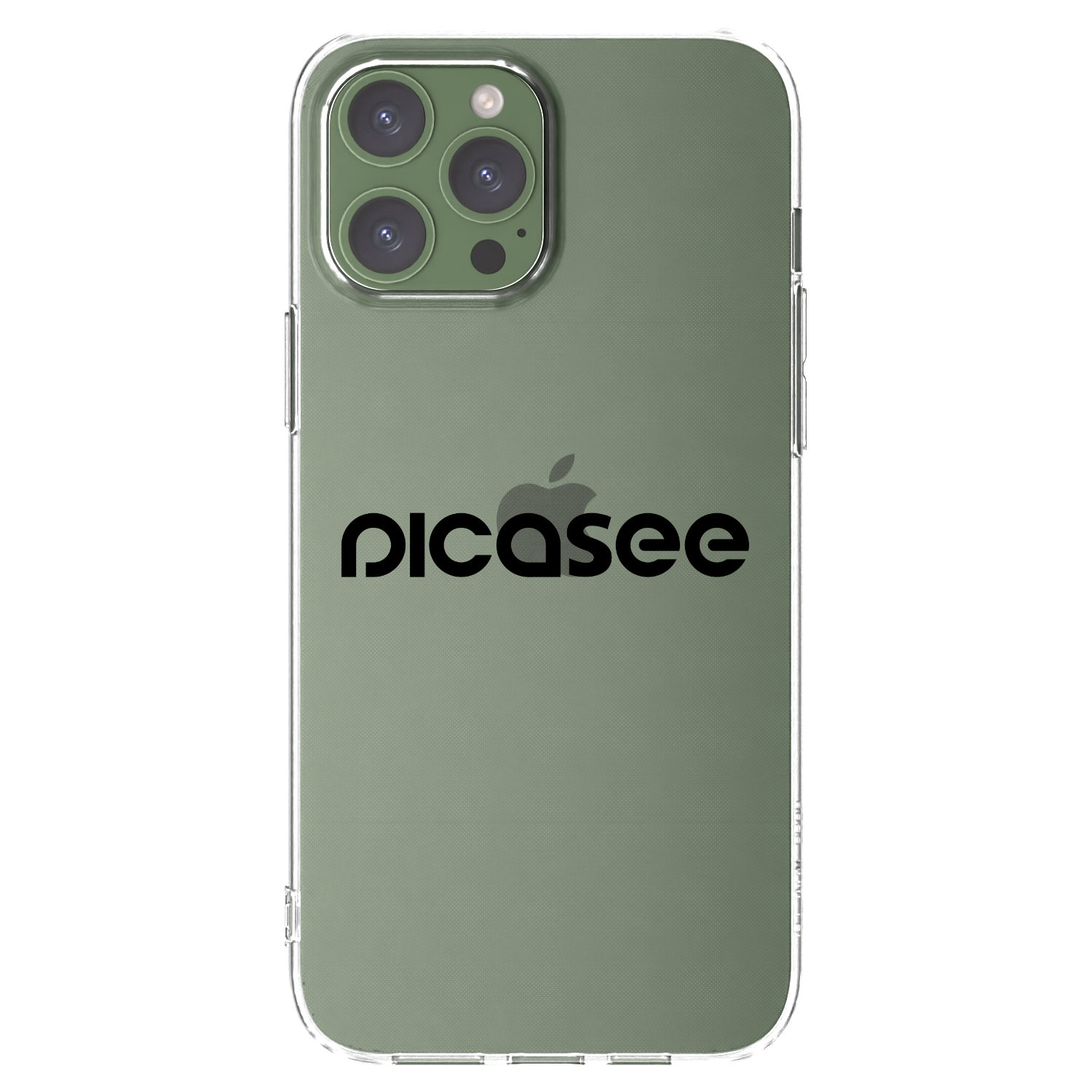 Picasee διαφανής θήκη σιλικόνης Apple iPhone 13 Pro Max - Picasee - new logo - black