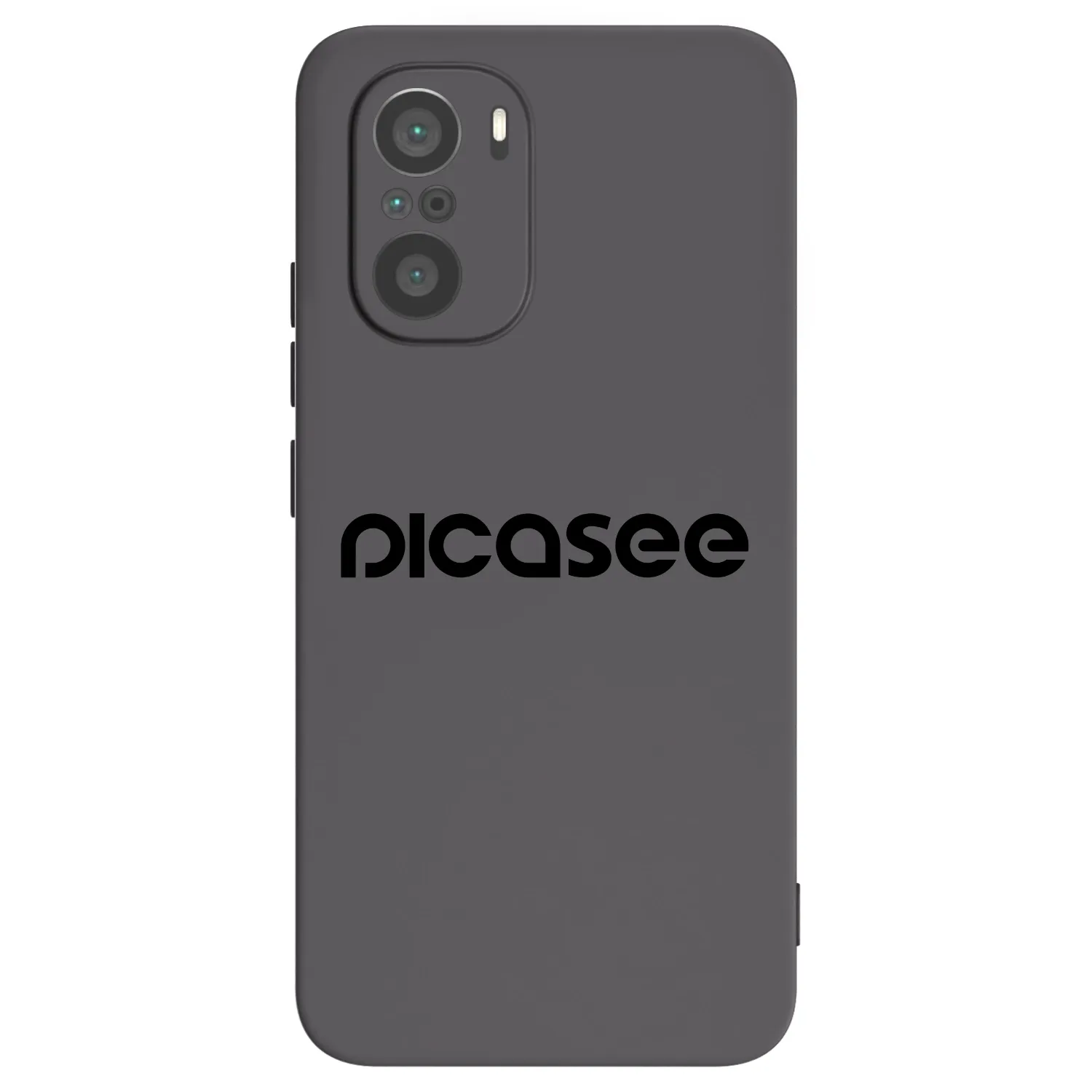 Picasee Μαύρη θήκη σιλικόνης για Xiaomi Poco F3 - Picasee - new logo - black