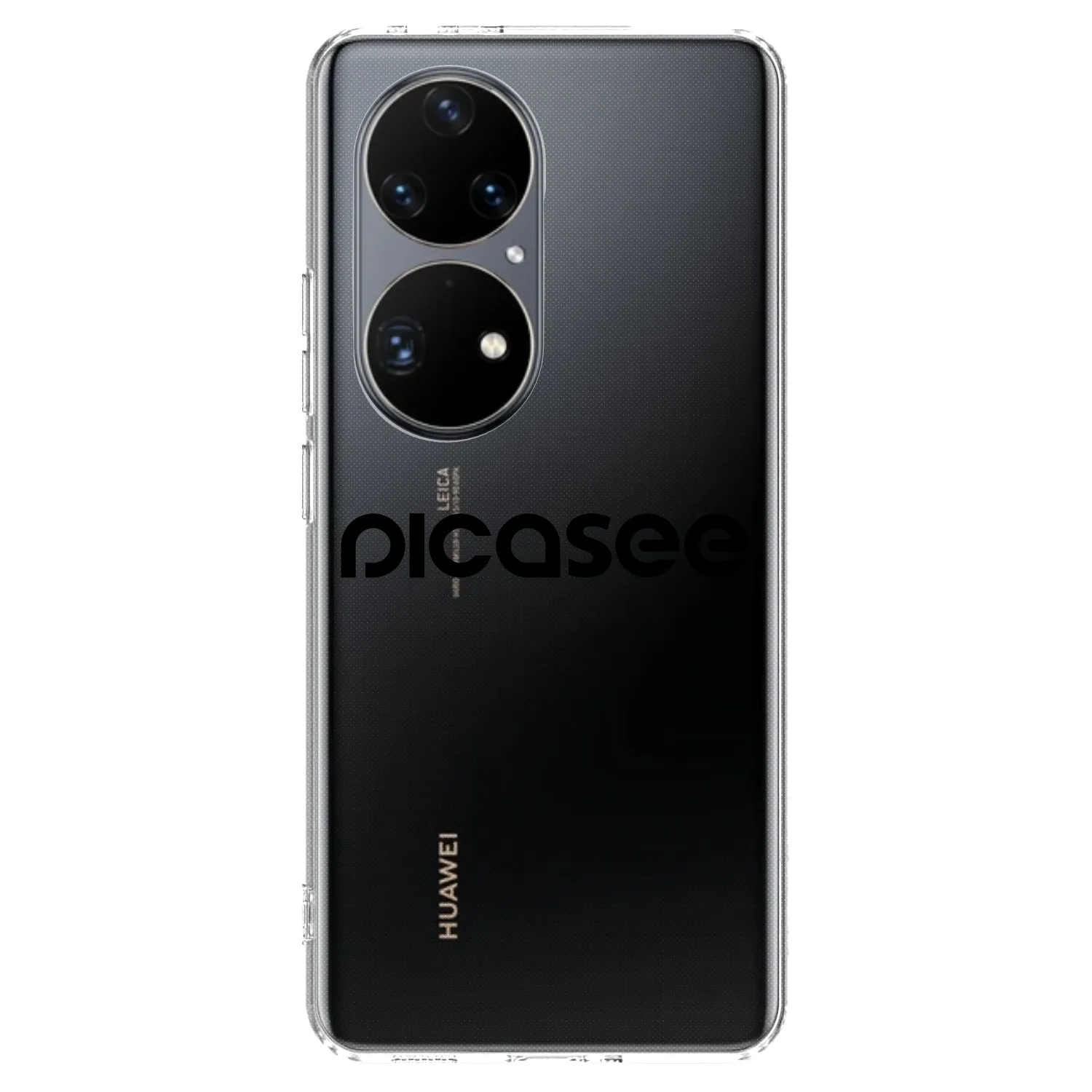Picasee διαφανής θήκη σιλικόνης Huawei P50 - Picasee - new logo - black