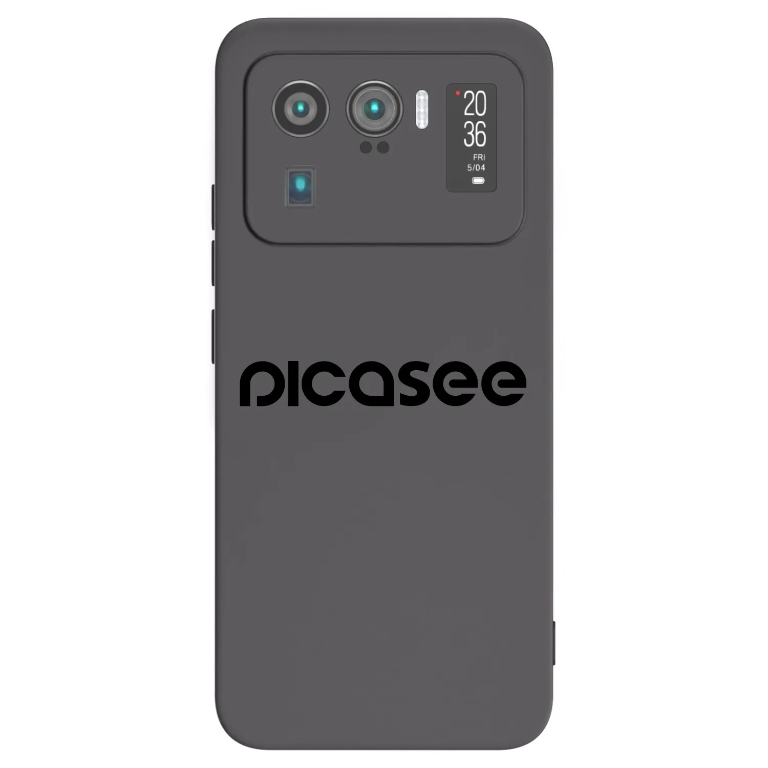 Picasee Μαύρη θήκη σιλικόνης για Xiaomi Mi 11 Ultra - Picasee - new logo - black