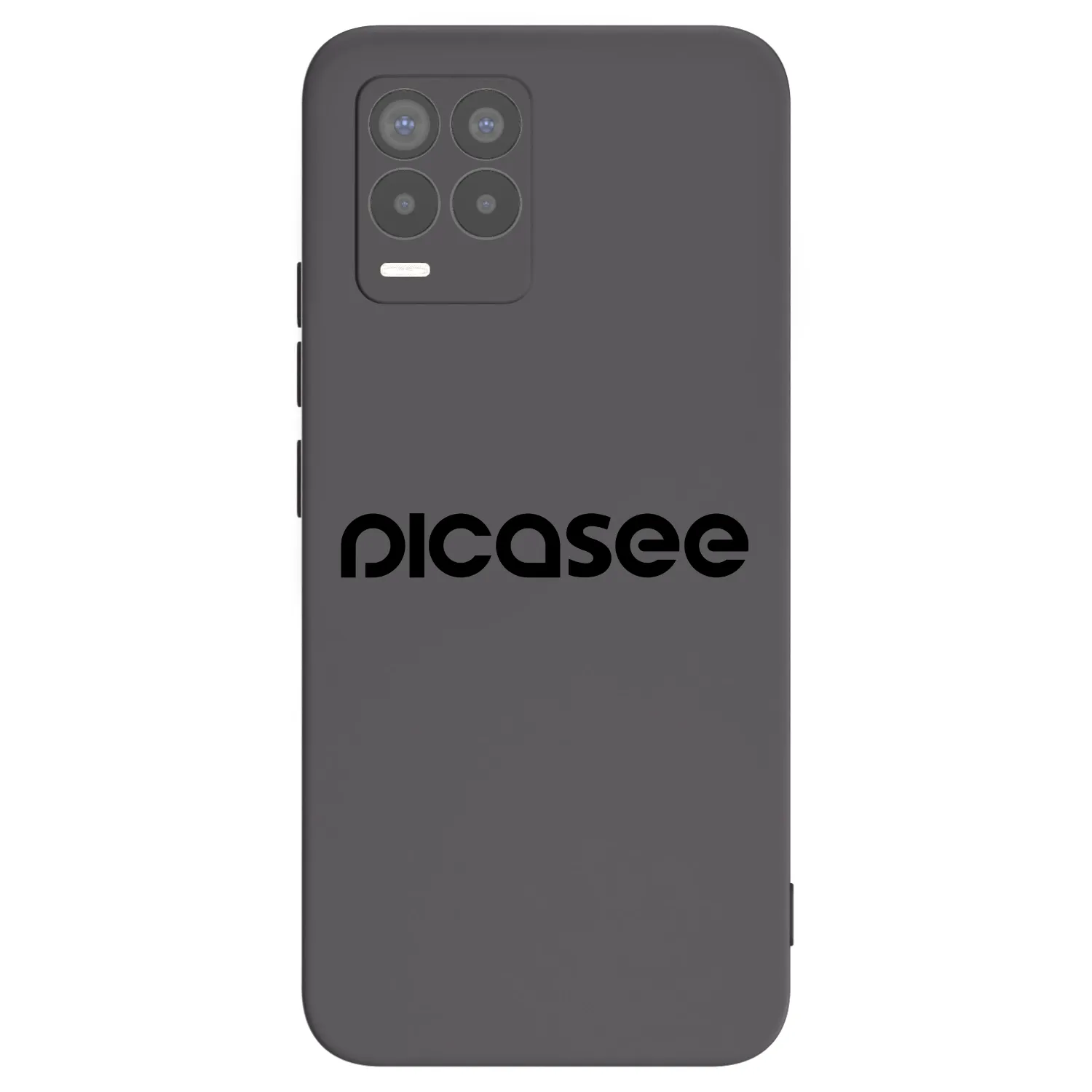 Picasee Μαύρη θήκη σιλικόνης για Realme 8 4G - Picasee - new logo - black