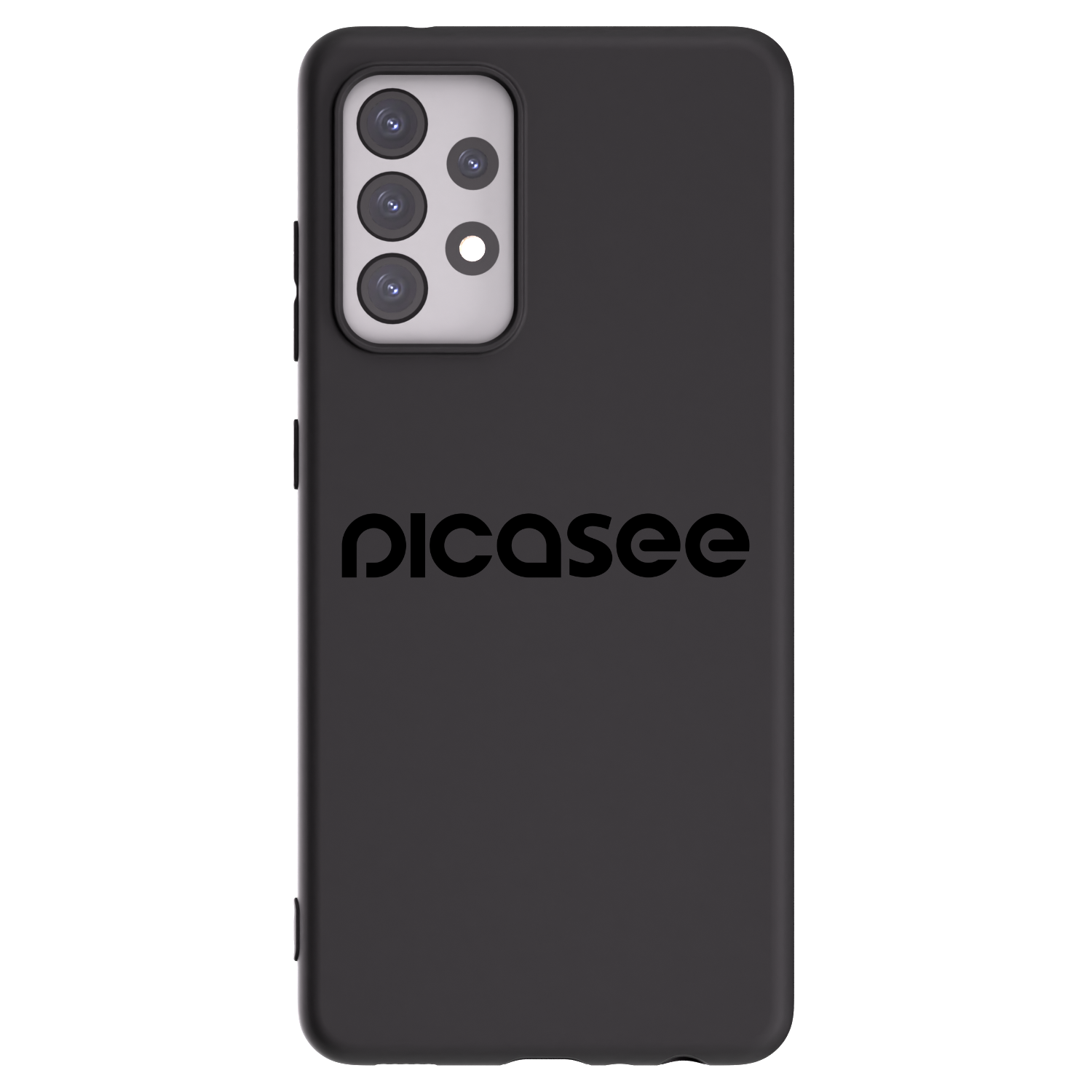 Picasee Μαύρη θήκη σιλικόνης για Samsung Galaxy A52s 5G A528B - Picasee - new logo - black